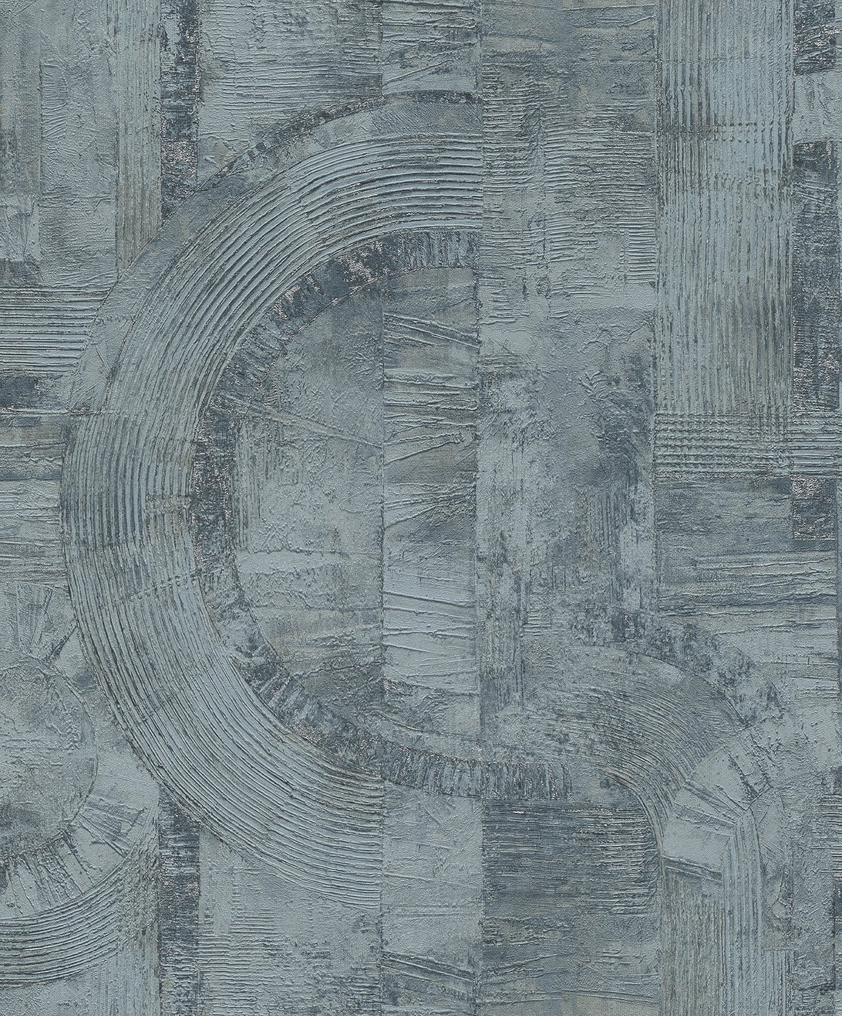 Abe Blue Geo Wallpaper with Industrial Geometric Texture - Advantage 4096-554786