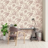 Gabriela Pink by Fine Decor Floral Wallpaper – Brewster Home Fashions FD43609