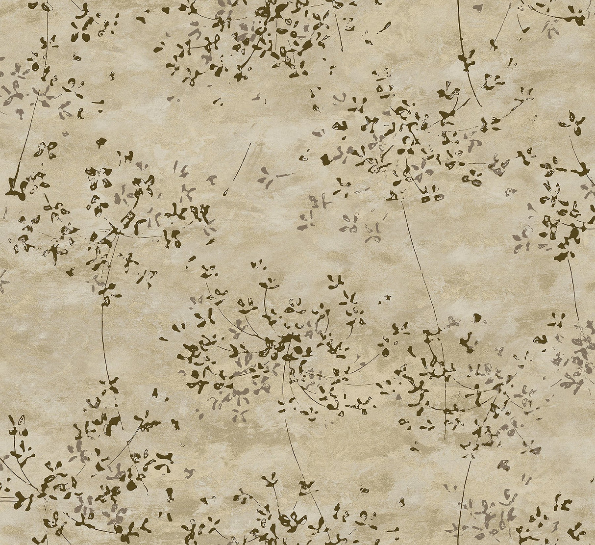 Arian Gold Inkburst Wallpaper with Glam Abstract Metallic Motif - Brewster 4105-86430