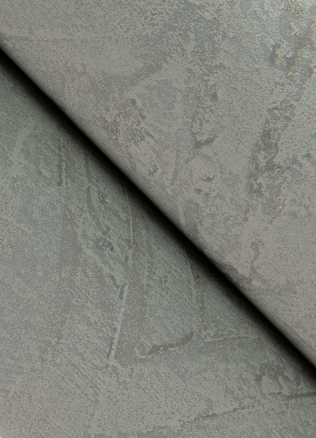 Amesemi Grey Distressed Herringbone Wallpaper with Metallic Accents - A-Street Prints 4105-86612