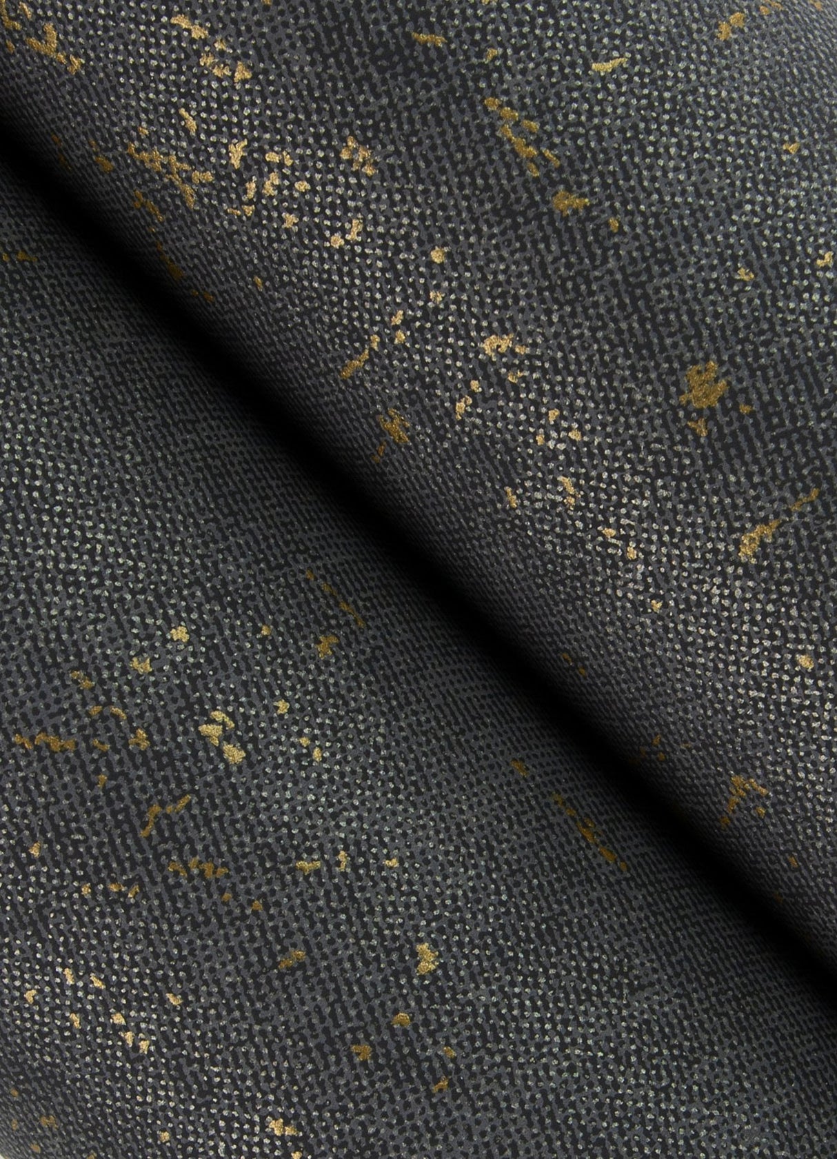 Elatha Charcoal Gilded Texture Wallpaper with Metallic Abstract Modern Design - A-Street Prints 4105-86623