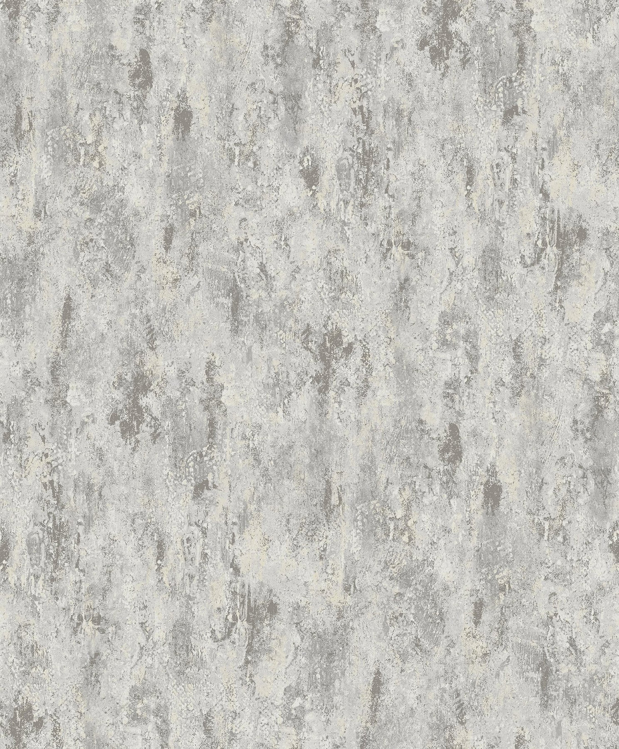Diorite Sterling Splatter Wallpaper with Abstract Distressed Textures, Metallic Raised Ink - A-Street Prints 4105-86637