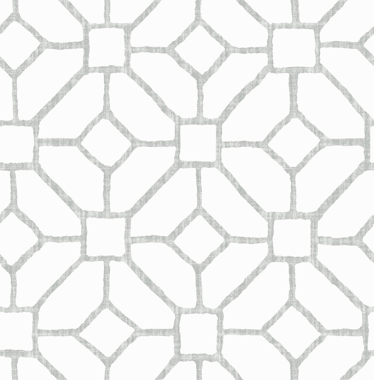 Addis Grey Trellis Wallpaper with Geometric Trellis & Lattice Pattern - A-Street Prints 4120-26832