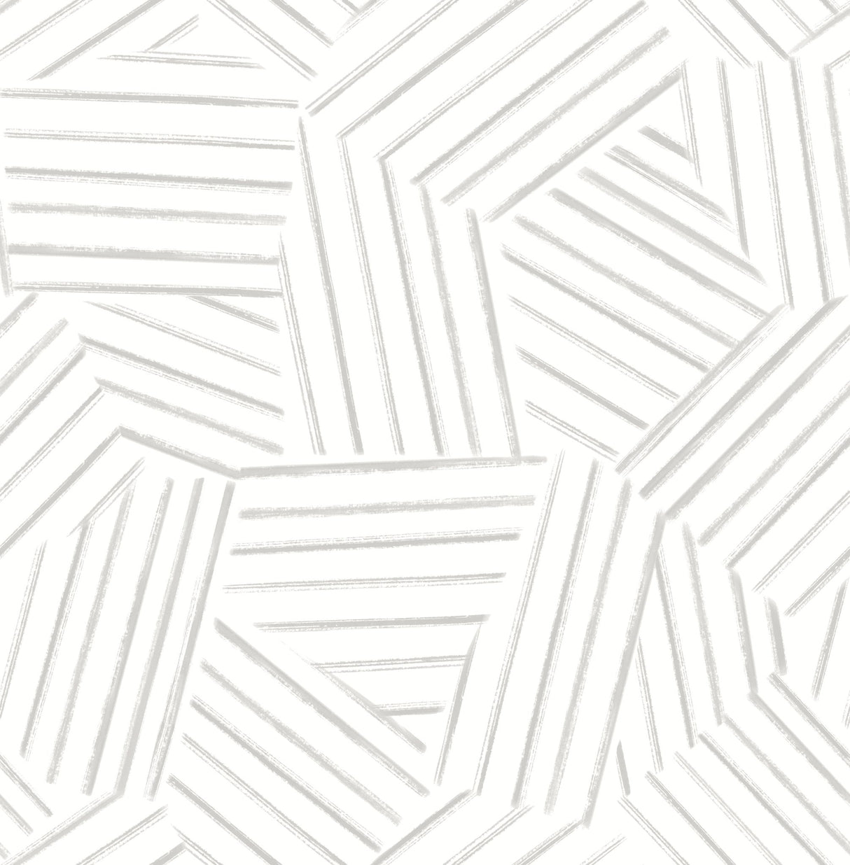 Helene Pewter Geometric Lines Wallpaper with Abstract Modern Pattern - A-Street Prints 4121-26903