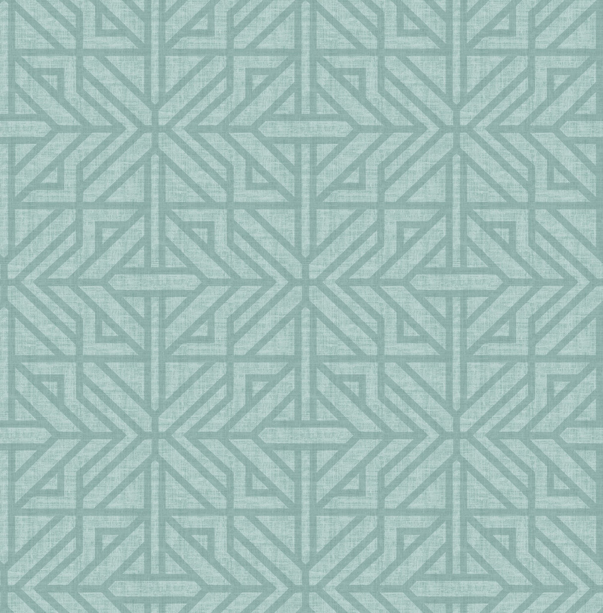 Hesper Teal Geometric Wallpaper with Modern Geometrics Pattern - A-Street Prints 4121-26928