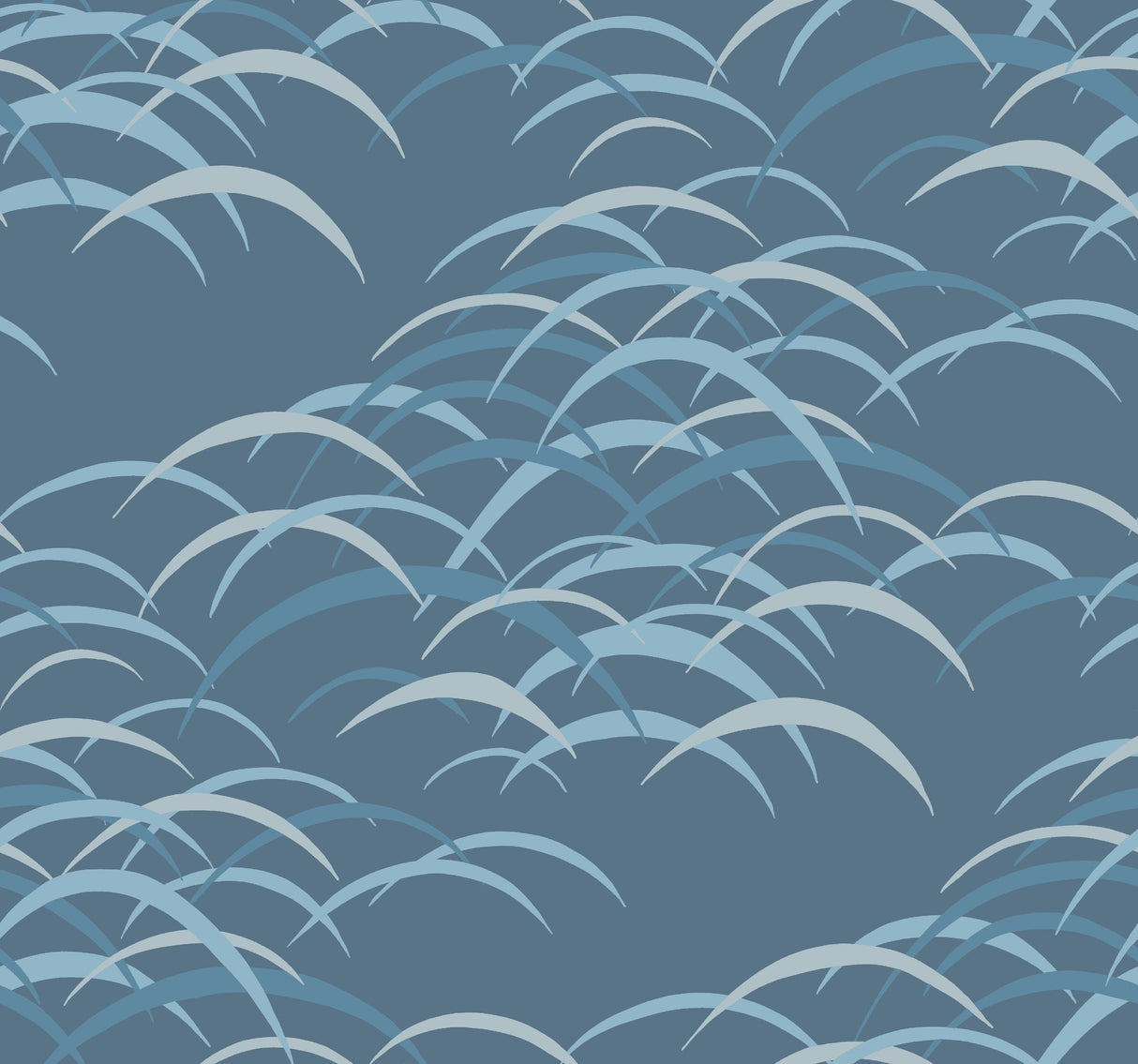 Kasia Dark Blue Abstract Wallpaper with Coastal Abstract Pattern - A-Street Prints 4121-72212