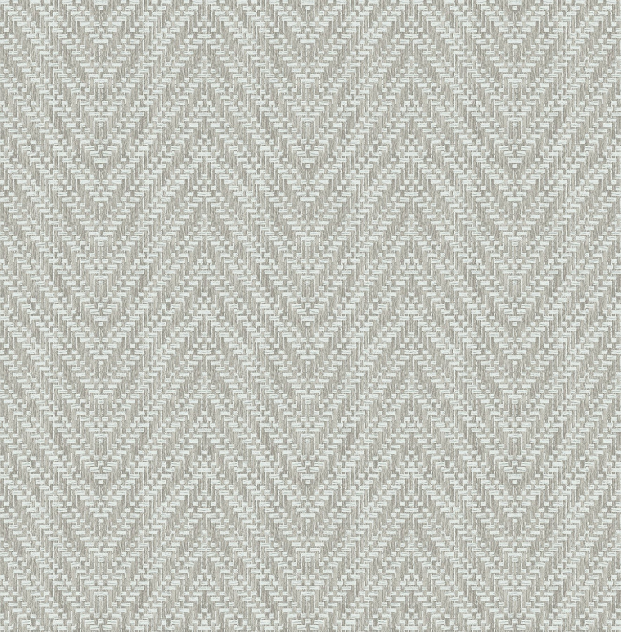 Glynn Sterling Chevron Wallpaper with Textured Raised Ink Chevron Pattern - A-Street Prints 4122-27042