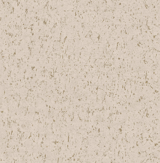 Callie Bone Concrete Wallpaper with Distressed Textures Industrial Abstract Pattern - Advantage 4125-26707