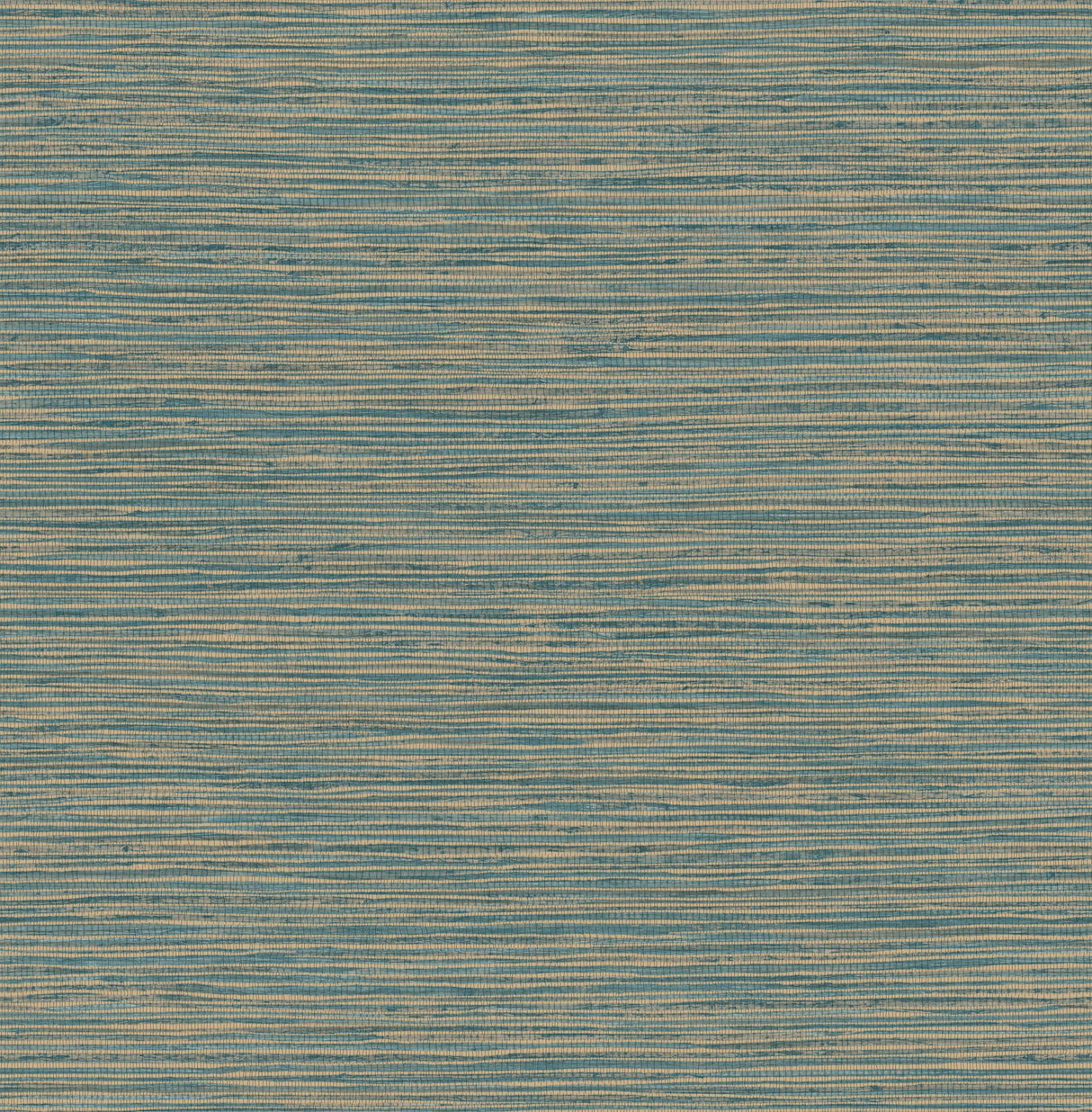 Alton Teal Faux Grasscloth Wallpaper with Metallic Textured Modern Graphics - Brewster 4125-26717