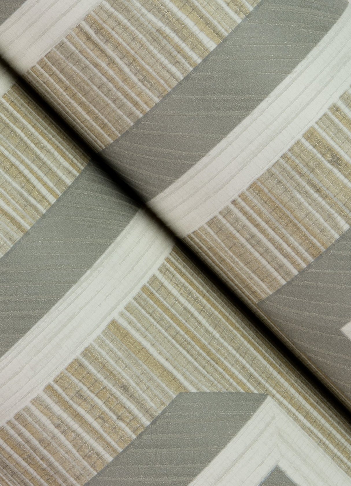 Henley Taupe Geometric Grasscloth Wallpaper with Modern Graphics Maze Pattern - Advantage 4125-26725