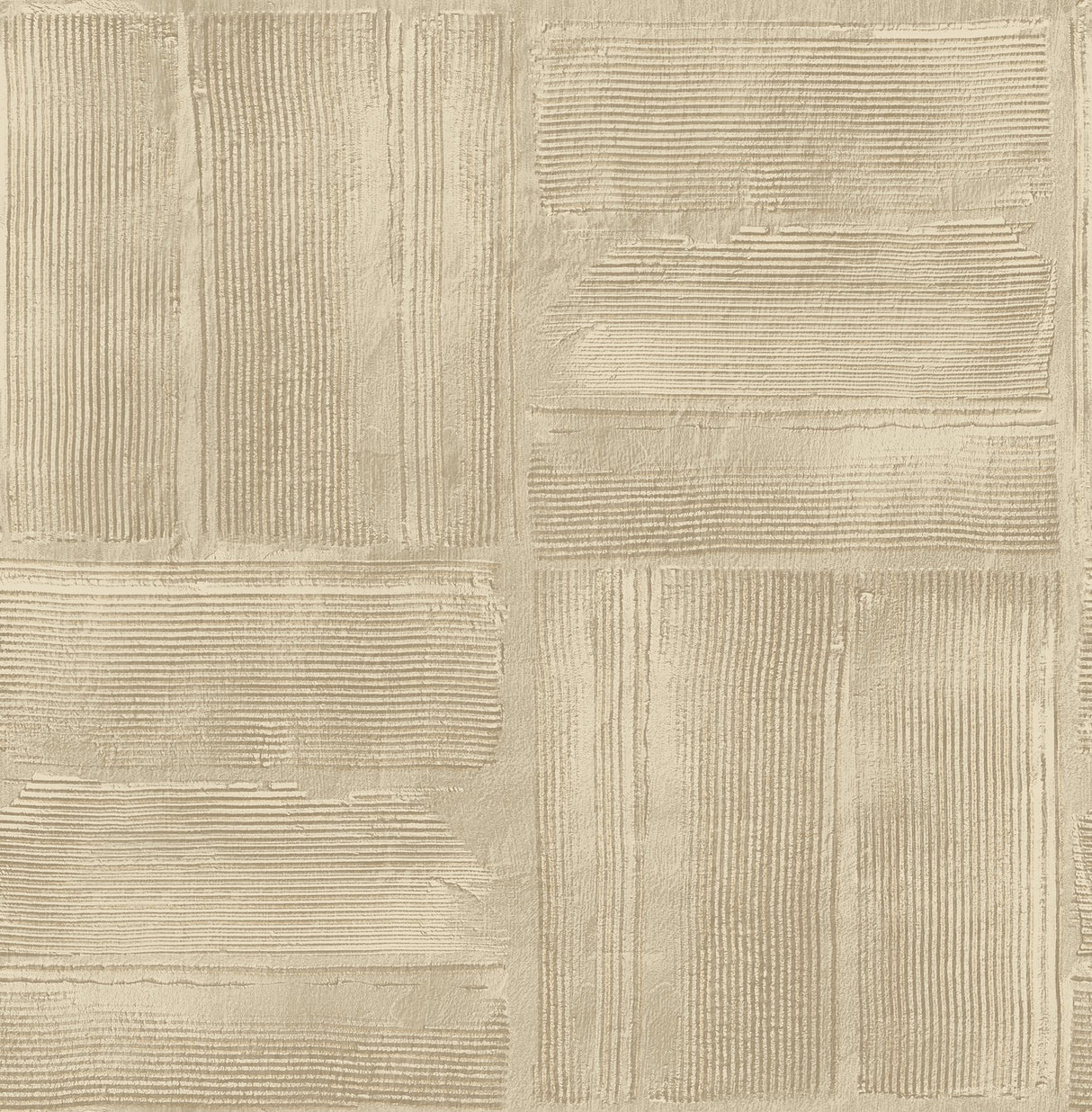 Jasper Neutral Block Texture Wallpaper with Metallic Raised Ink Geometric Pattern - Advantage 4125-26735