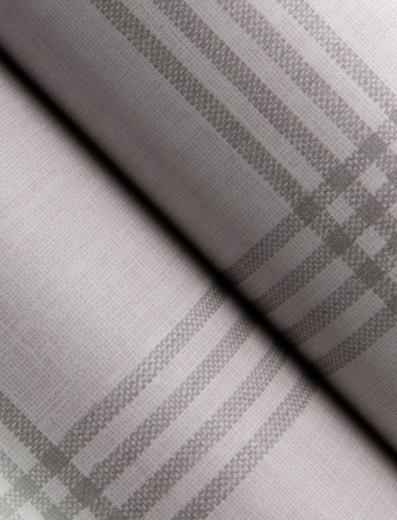 Twain Dove Plaid Wallpaper with Farmhouse Plaids Pattern - Chesapeake 4134-24478