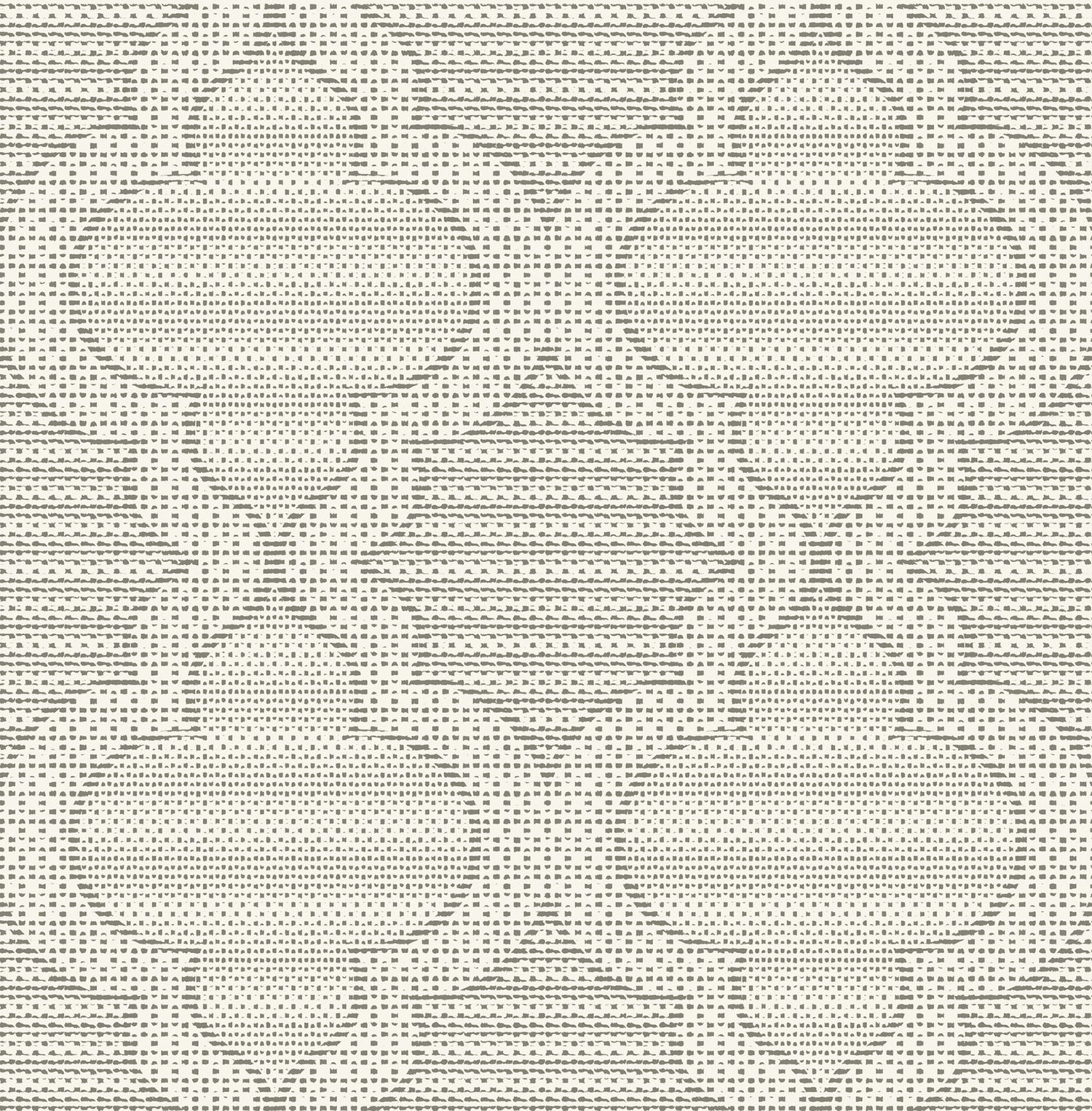 Ernest Charcoal Quilted Quatrefoil Wallpaper with Modern Graphic Quatrefoil Pattern - Brewster 4135-27290