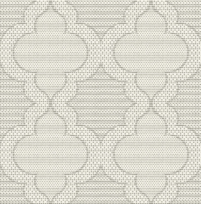 Ernest Charcoal Quilted Quatrefoil Wallpaper with Modern Graphic Quatrefoil Pattern - Brewster 4135-27290