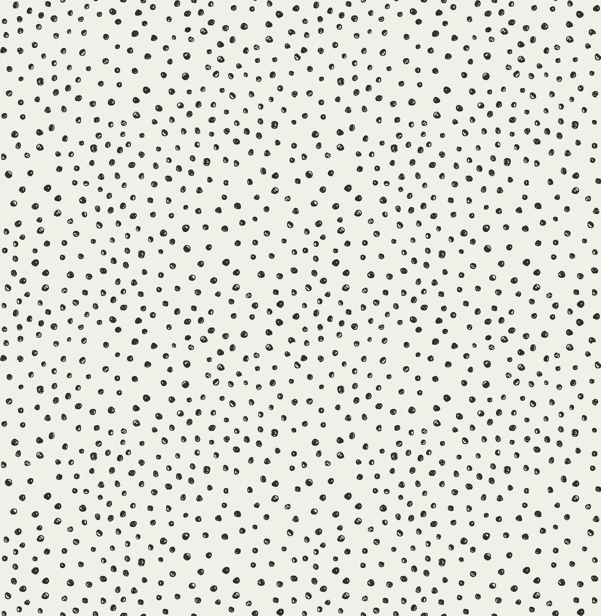 Cassie Black Petite Polka Wallpaper with Hand-Painted Polka Dots - A-Street Prints 4135-27302