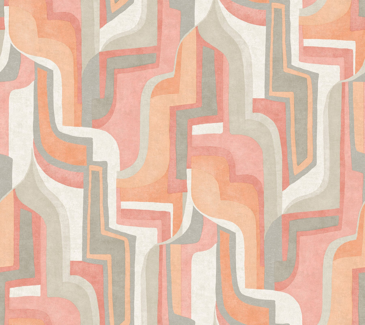 Tulum Coral Surreal Shapes Wallpaper with Modern Abstract Pattern - A-Street Prints 4135-72701