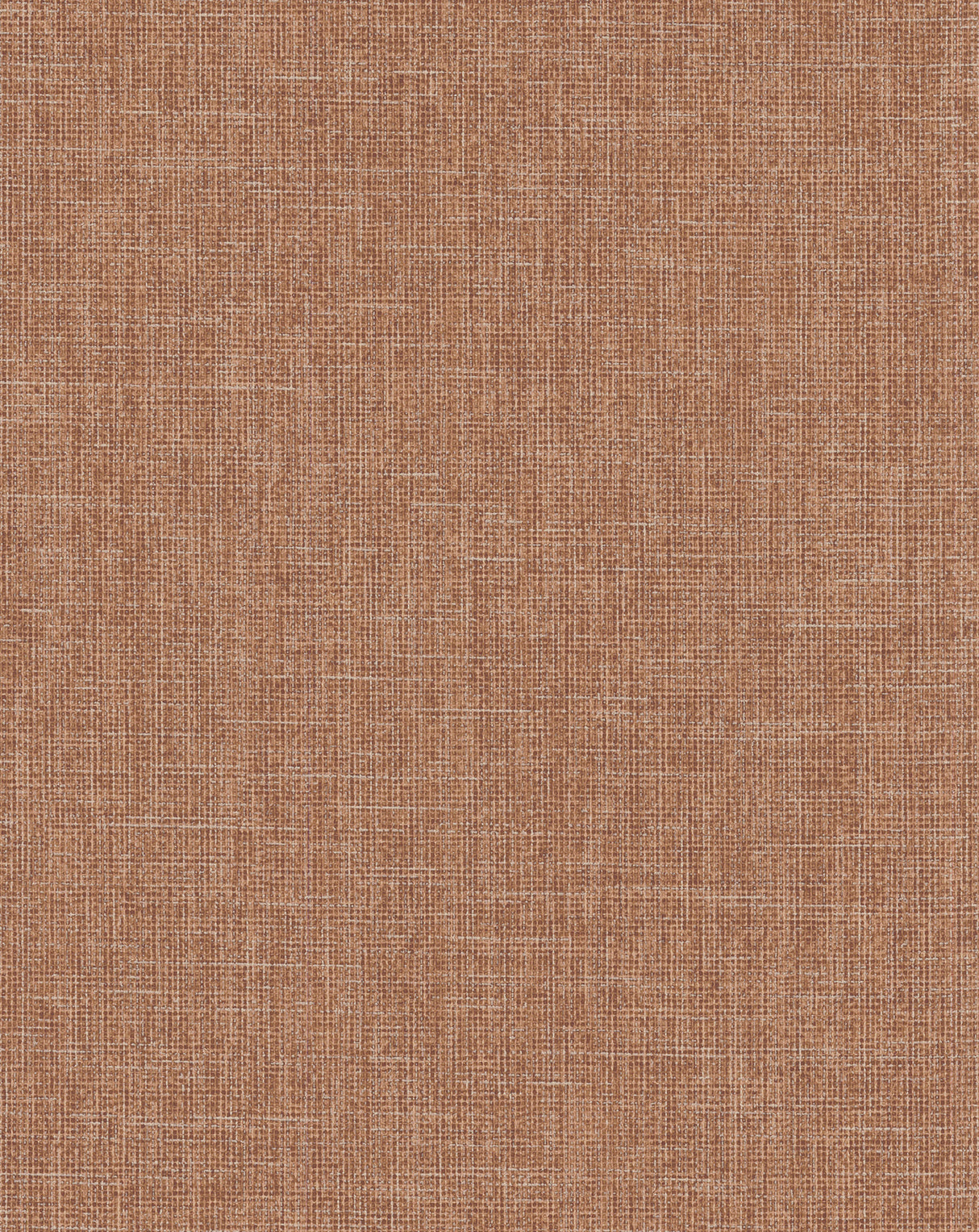 Broadwick Rust Faux Linen Wallpaper by Warner - YKGW2199N