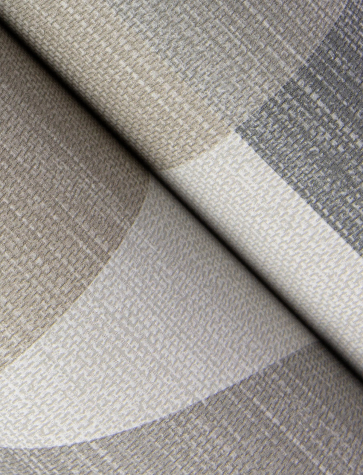 Winslow Stone Geometric Faux Grasscloth Wallpaper with Metallic Textured Raised Ink - A-Street Prints 4141-27107