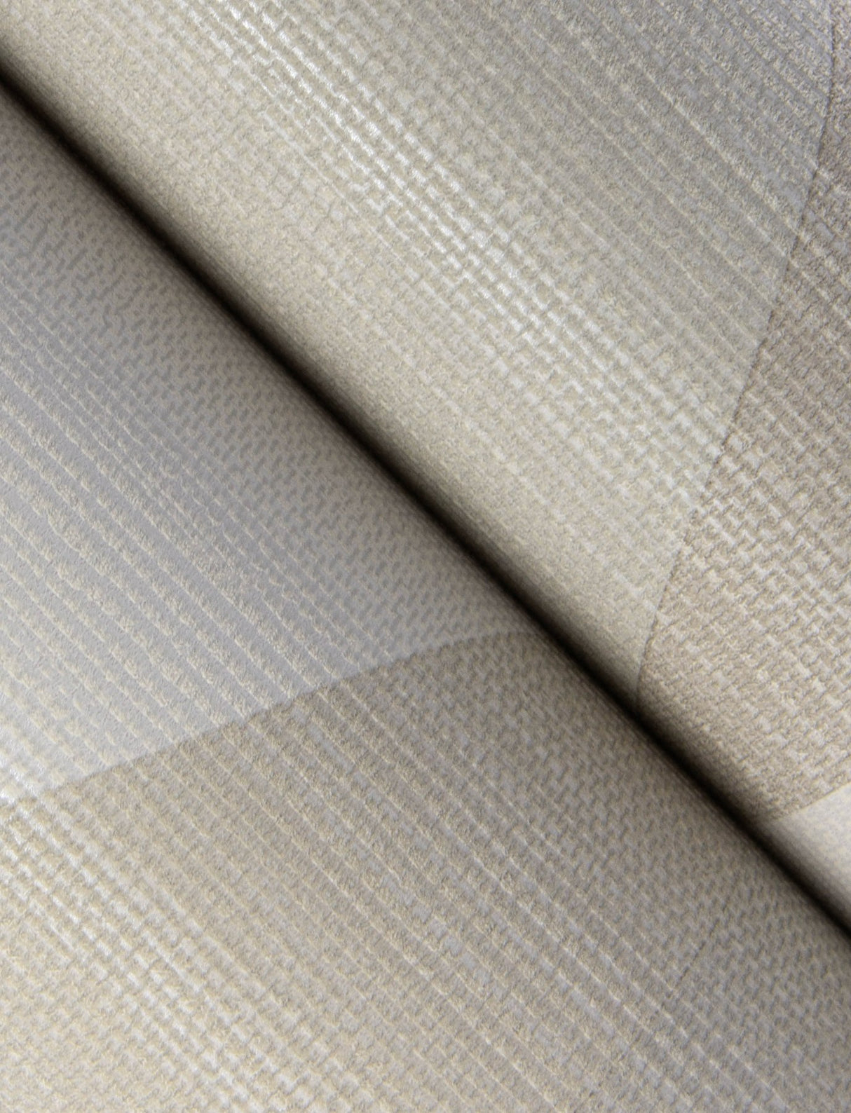 Winslow Bone Geometric Faux Grasscloth Wallpaper with Metallic Textured Raised Ink - A-Street Prints 4141-27108