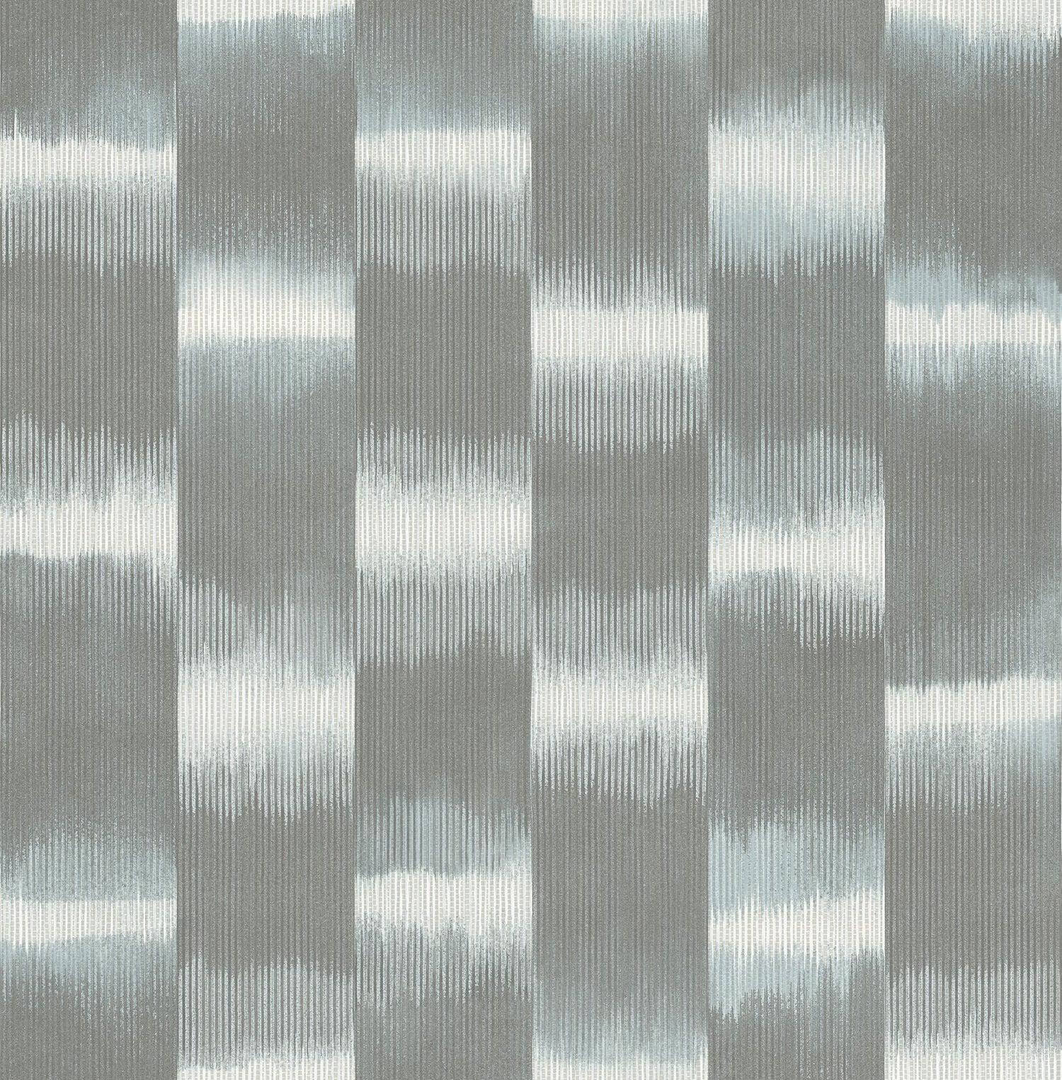 Baldwin Slate Shibori Stripe Wallpaper with Metallic Textured Stripes - A?Street Prints 4141-27115