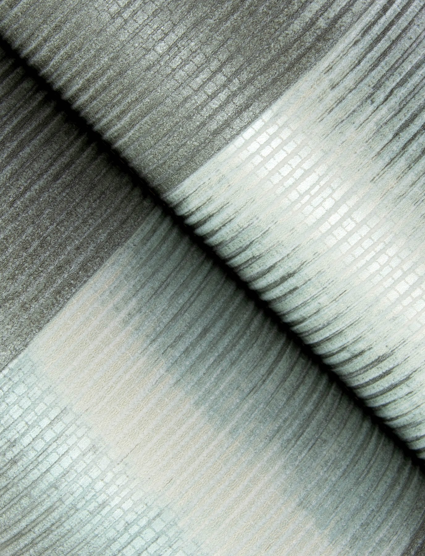 Baldwin Slate Shibori Stripe Wallpaper with Metallic Textured Stripes - A?Street Prints 4141-27115
