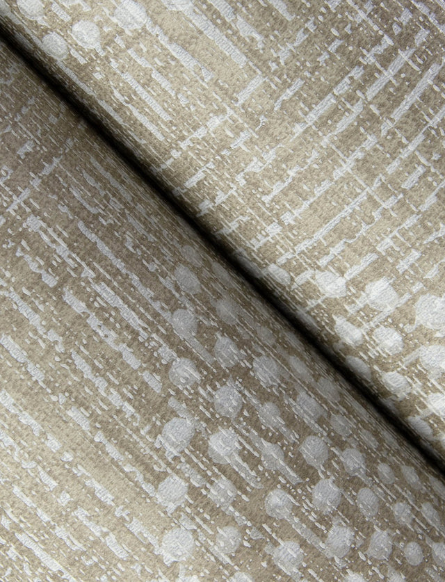 Salma Beige Medallion Wallpaper with Raised Ink Bohemian Graphic Medallions - Brewster 4141-27120