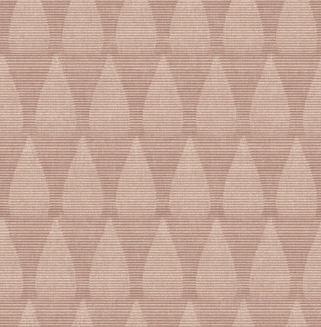 Mirko Rust Ogee Wallpaper with Textured Teardrop Motif - A-Street Prints 4141-27144