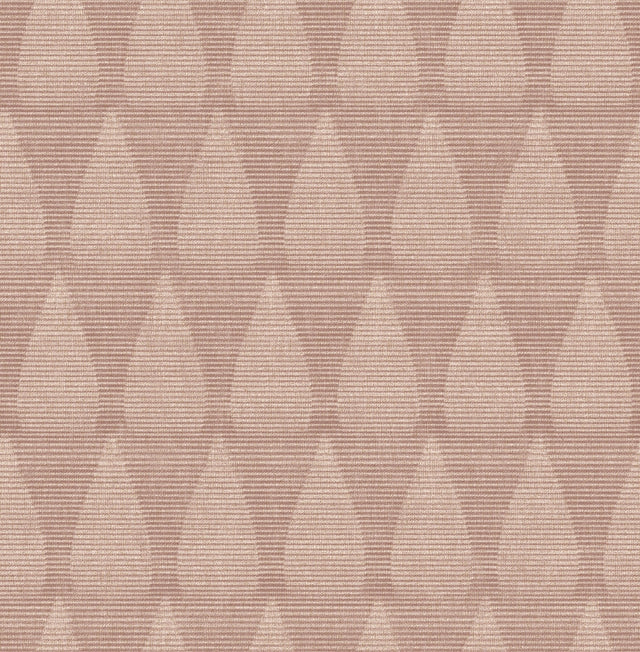 Mirko Rust Ogee Wallpaper with Textured Teardrop Motif - A-Street Prints 4141-27144SAM