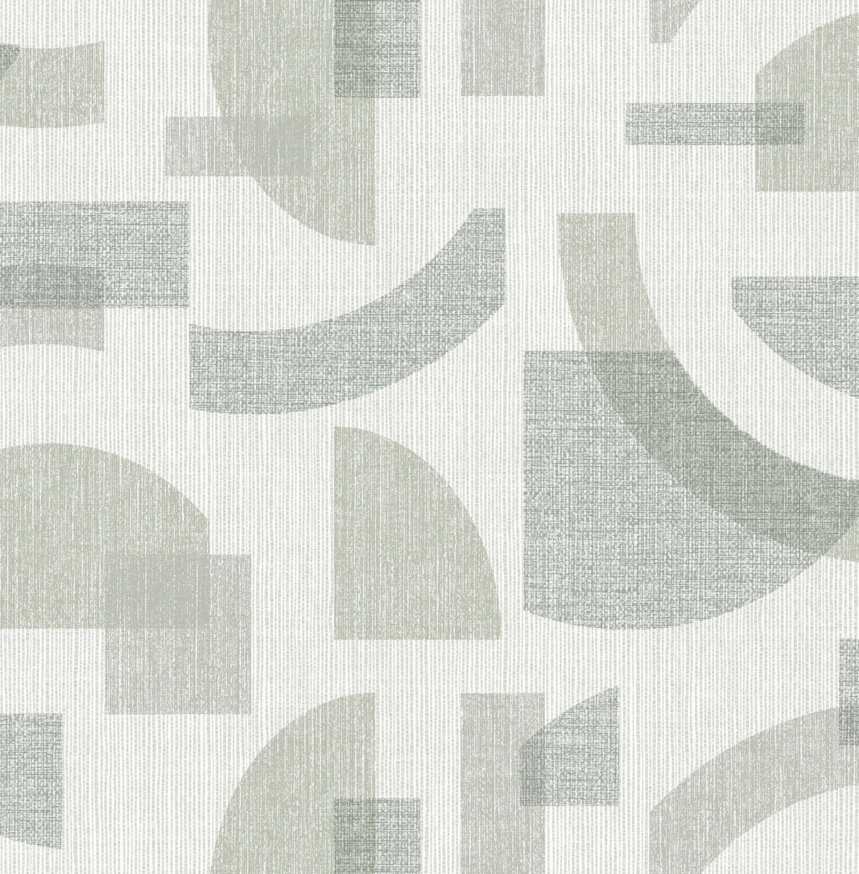 Fulton Sea Green Shapes Wallpaper with Abstract Modern Geometric Pattern - A-Street Prints 4141-27158