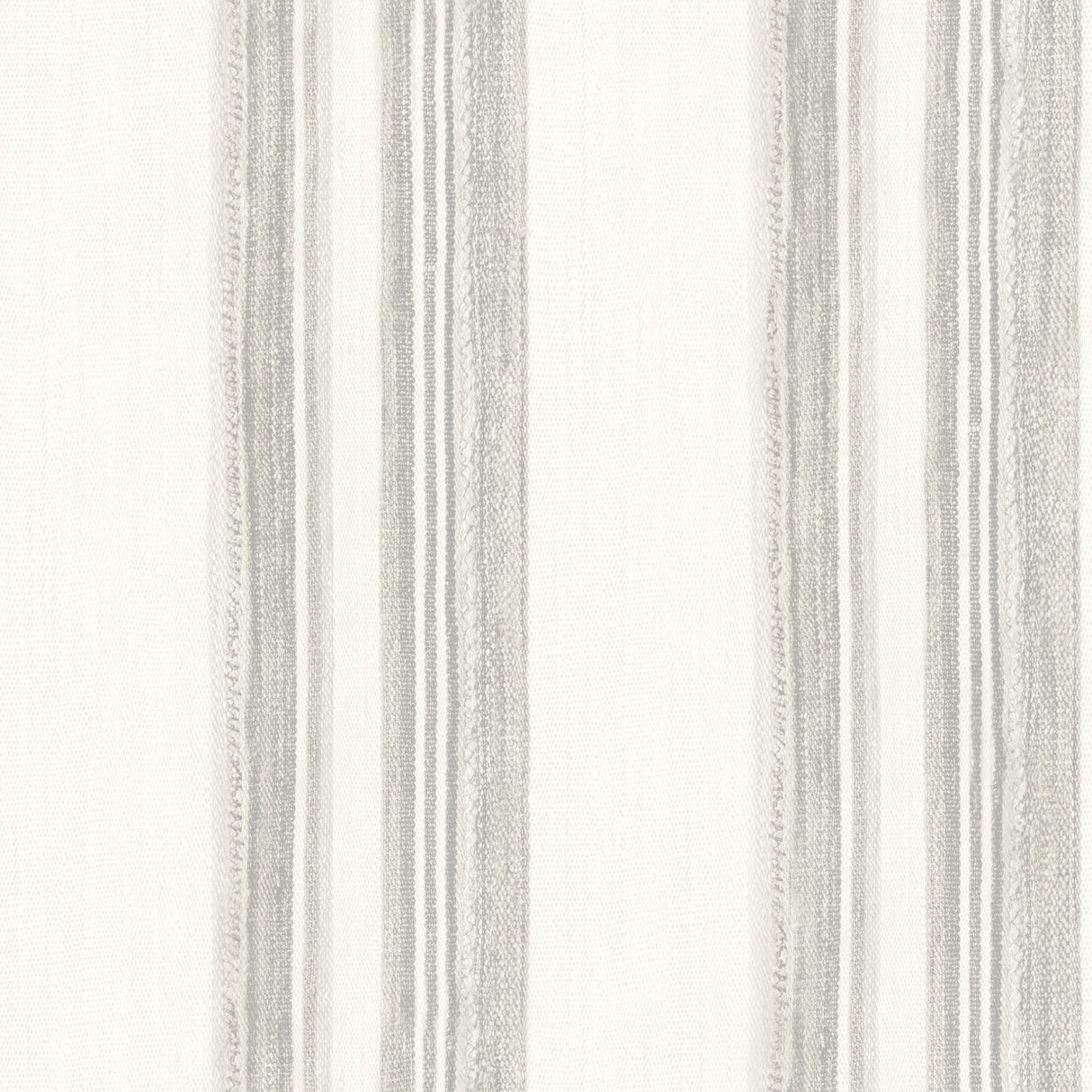 Loom Spun Grey Wallpaper with Textured Stripe Pattern, Farmhouse Style - Chesapeake 4142-72602