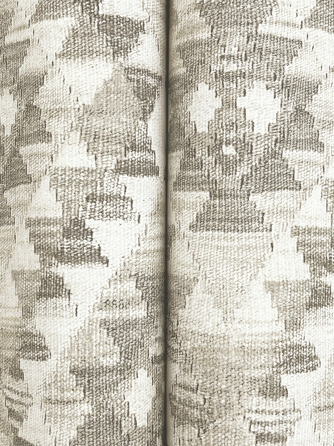 Montana Charcoal Wallpaper with Geometric Country Pattern - Chesapeake 4142-72604