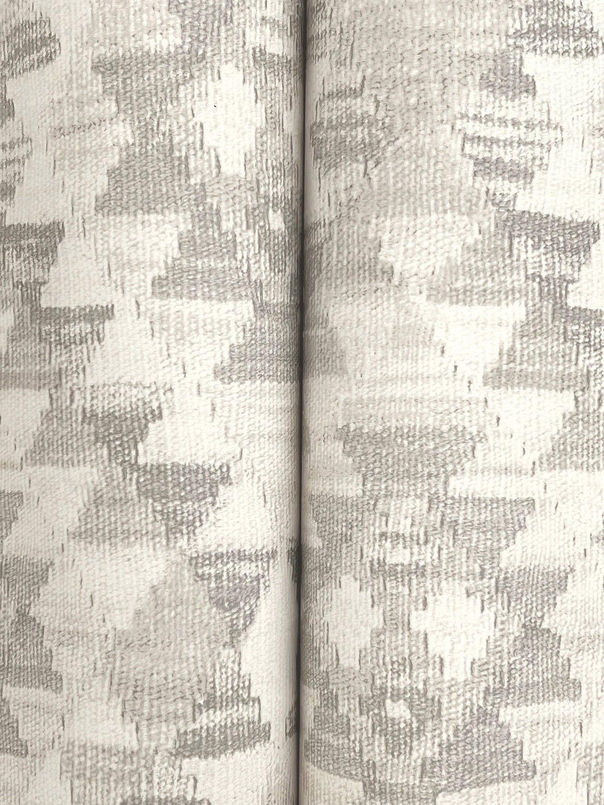 Montana Ash Wallpaper with Geometric Western Motif - Chesapeake 4142-72607