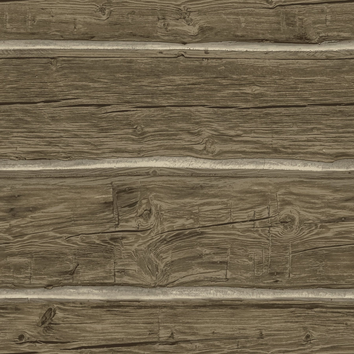 Lodgepole Dark Brown Wallpaper with Farmhouse Wood Graphic Pattern - Chesapeake 4142-72613