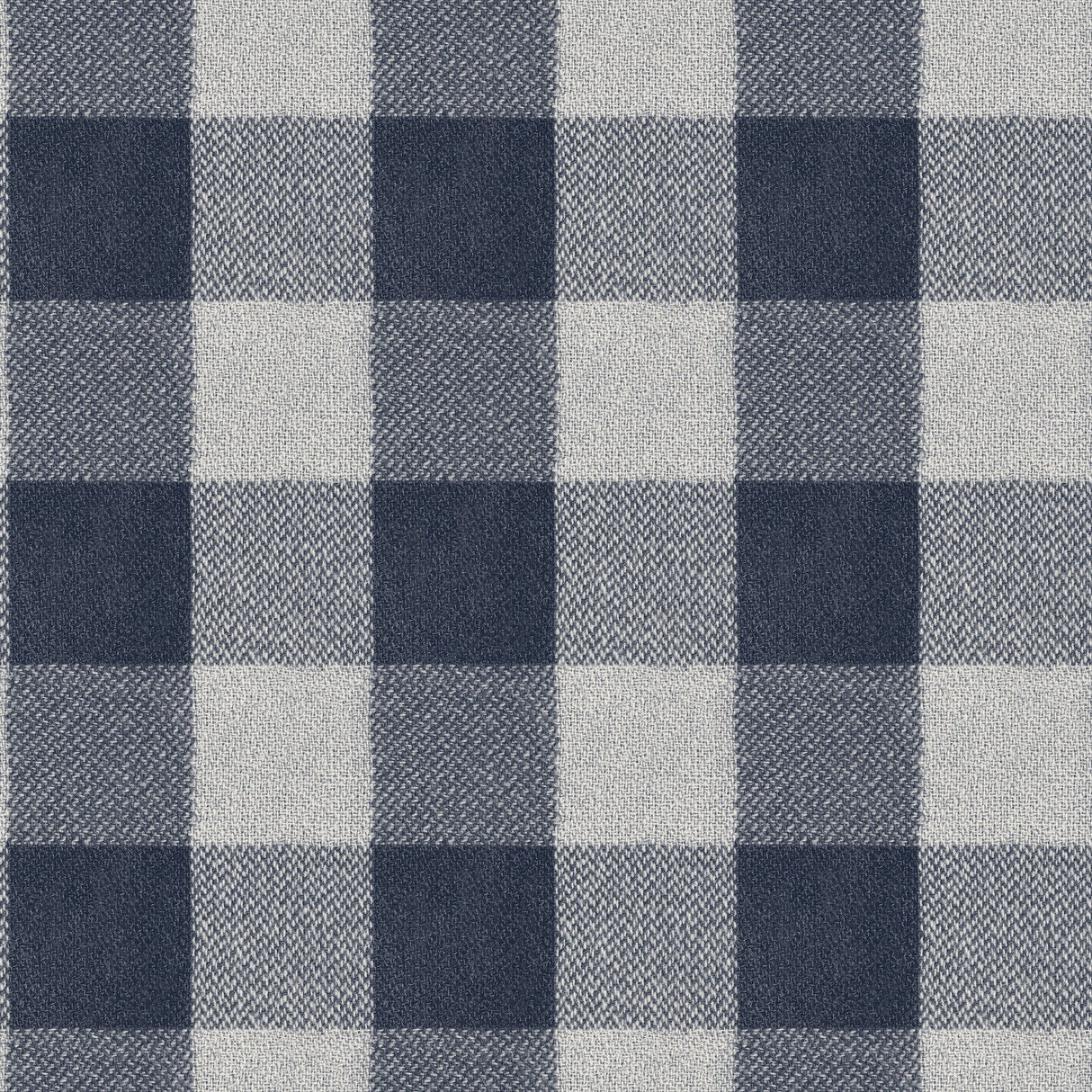 Lumberjack Navy Wallpaper with Buffalo Plaid Pattern, Farmhouse Style - Chesapeake 4142-72620
