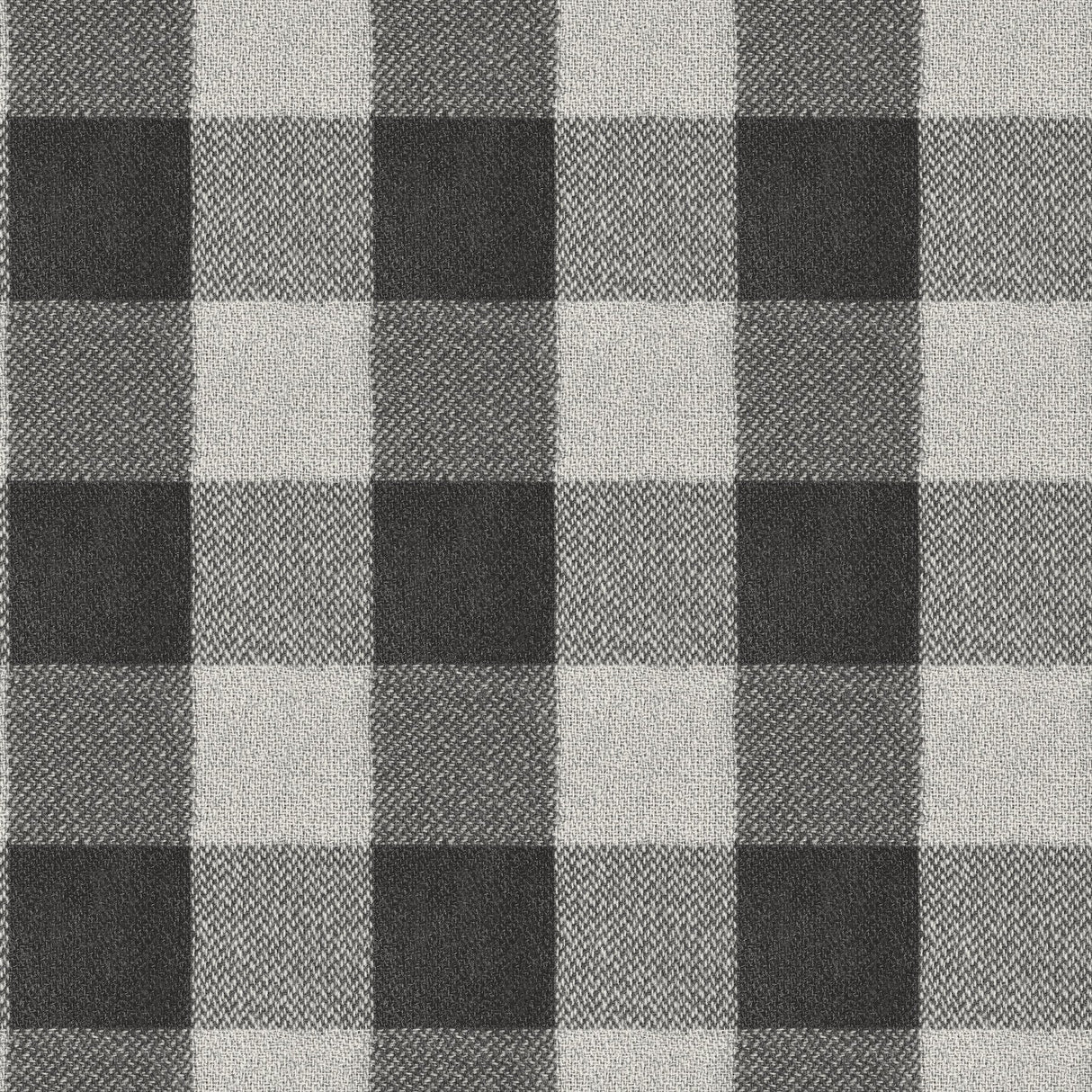 Lumberjack Black Wallpaper with Buffalo Plaid Farmhouse Graphic - Chesapeake 4142-72622