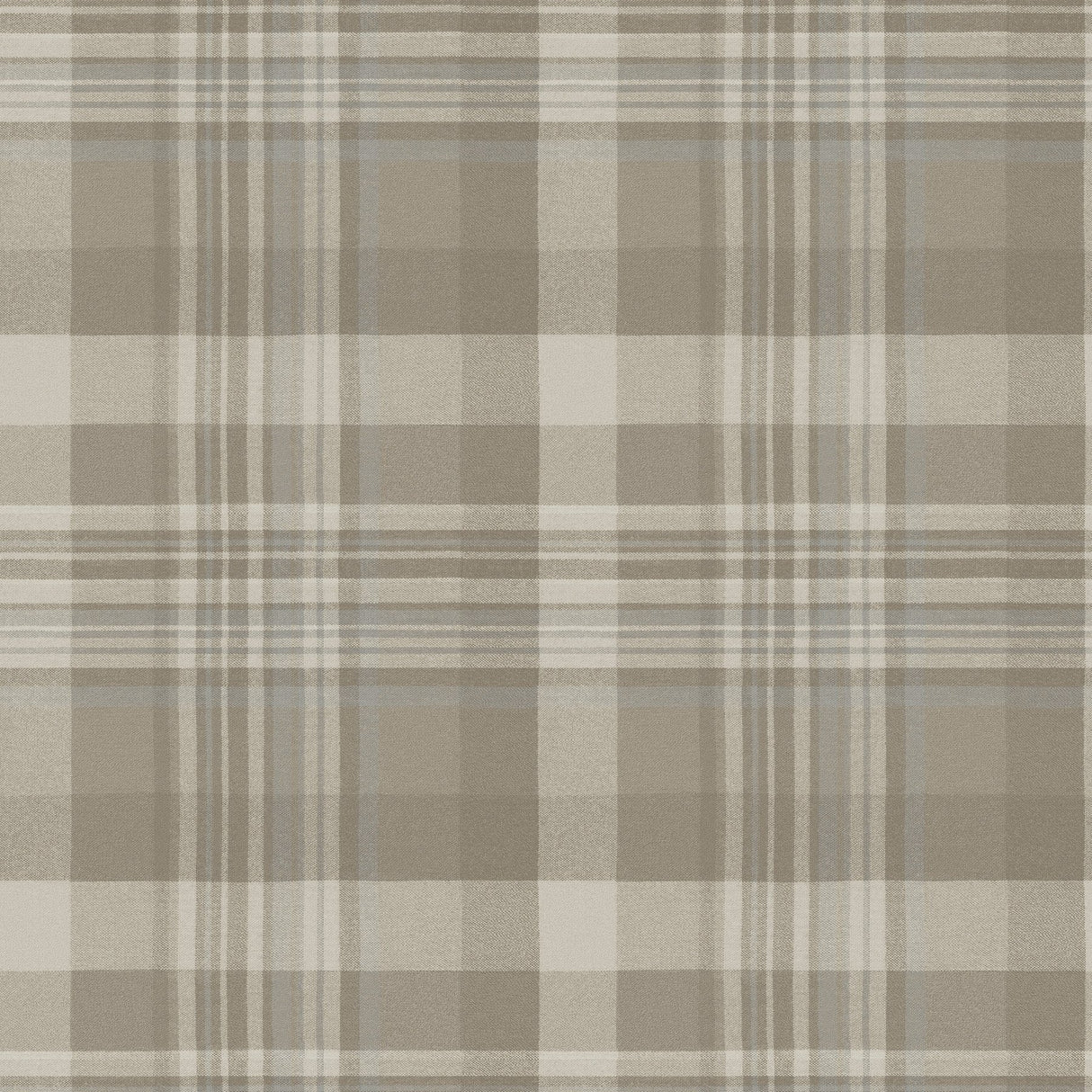 Dutton Plaid Light Brown Wallpaper with Traditional Plaid Pattern - Chesapeake 4142-72633