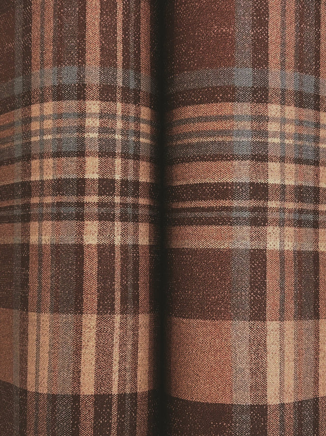 Dutton Plaid Rust Wallpaper with Traditional Plaid Pattern - Chesapeake 4142-72636