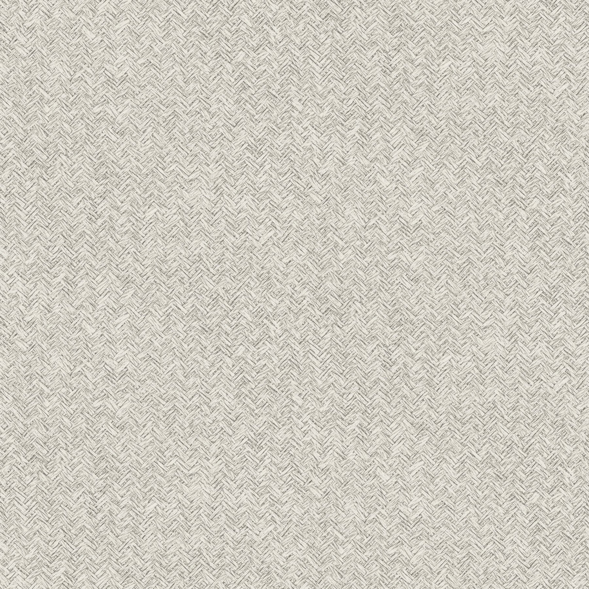 Woven Basket Light Grey Wallpaper with Textured Fabric Weave Motif - Chesapeake 4142-72642