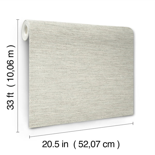 Wool Texture Aqua Wallpaper with Fabric Textures Pattern, Transitional Style - Chesapeake 4142-72646