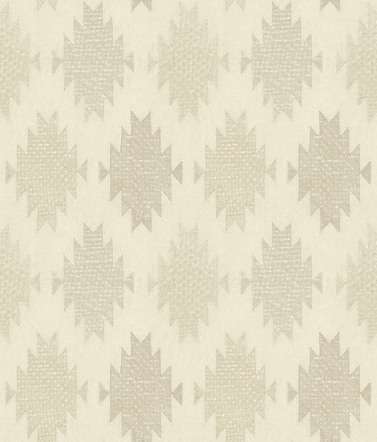 Stitched Heirloom Khaki Wallpaper with Textured Medallion Pattern - Chesapeake 4142-72662