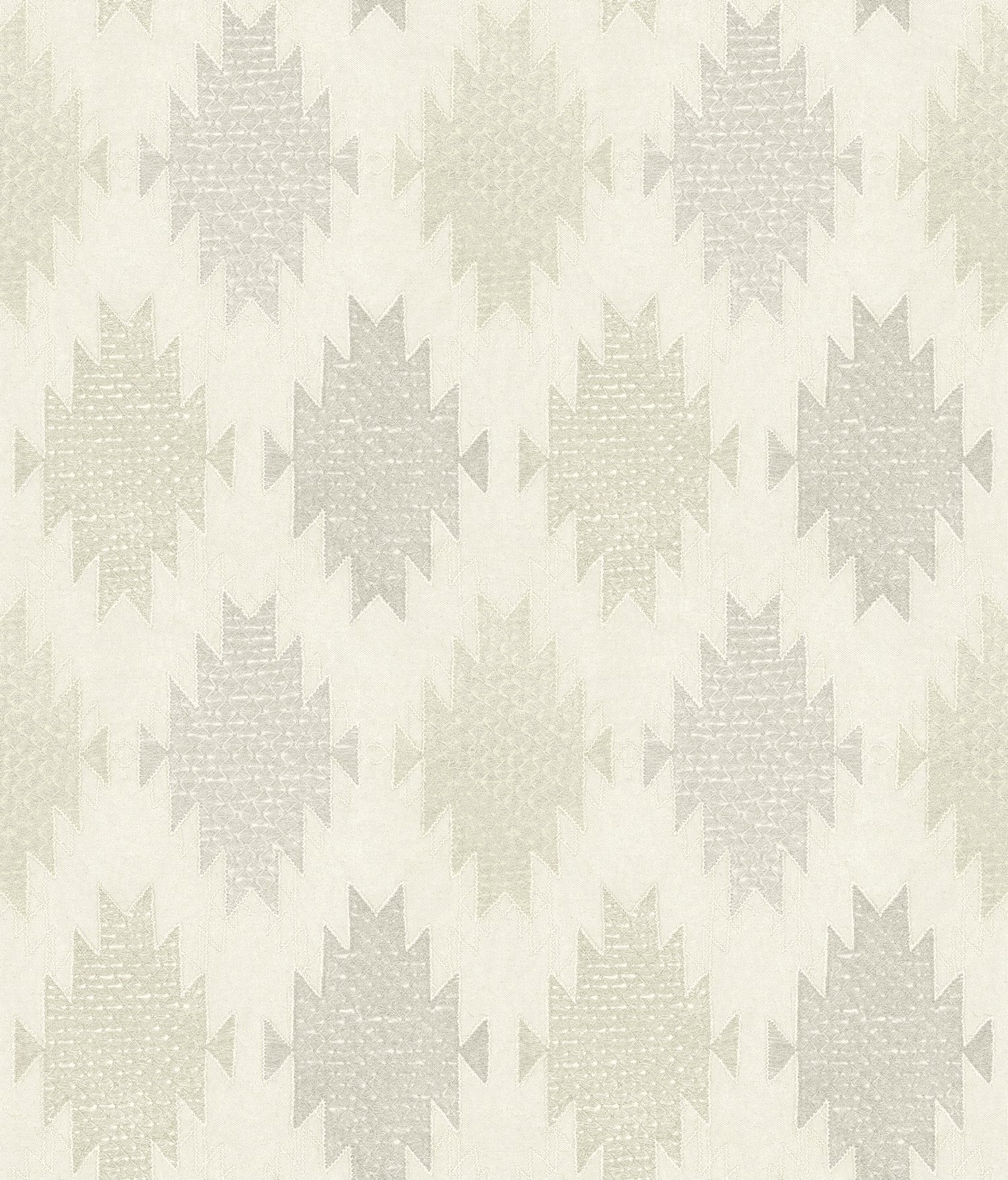 Stitched Heirloom Moss Wallpaper with Medallions Pattern, Farmhouse Style - Chesapeake 4142-72665