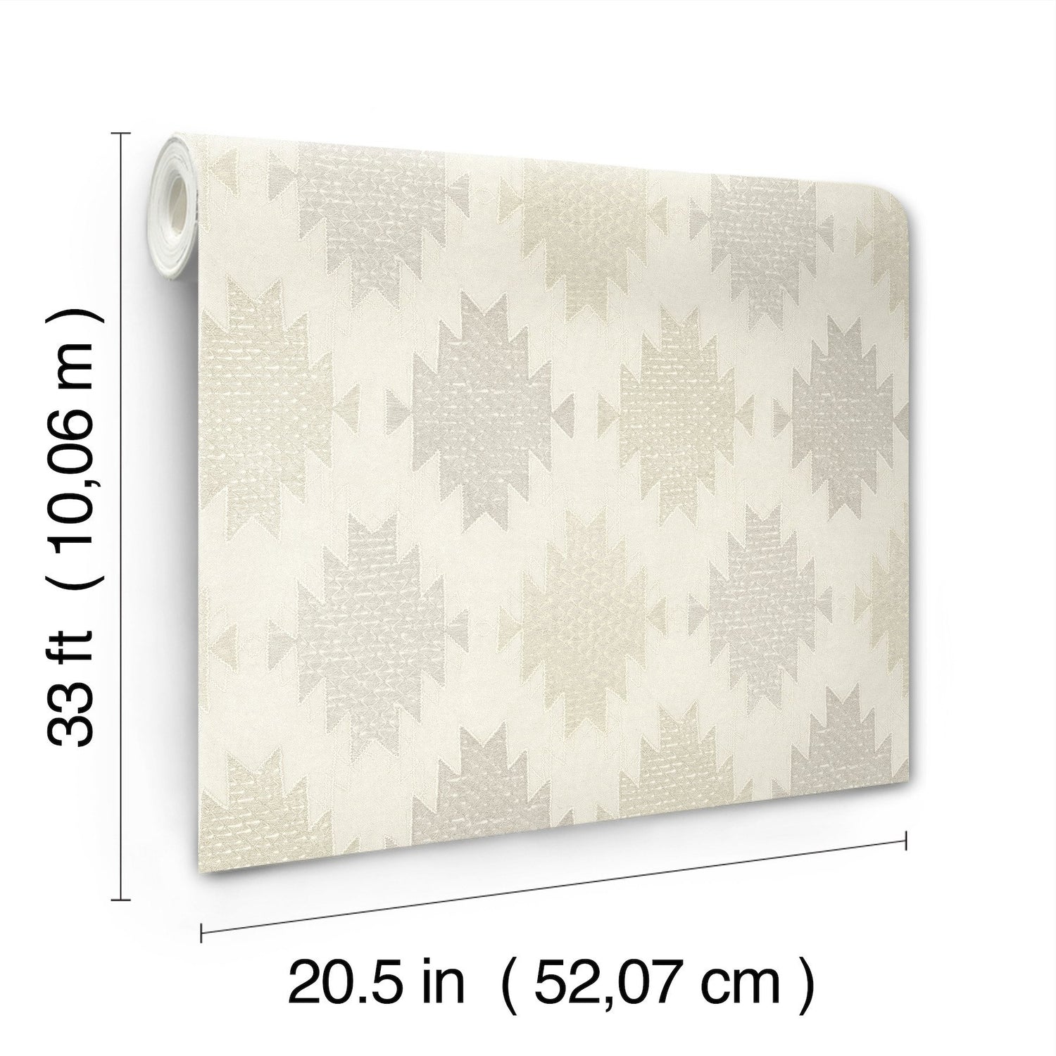 Stitched Heirloom Moss Wallpaper with Medallions Pattern, Farmhouse Style - Chesapeake 4142-72665