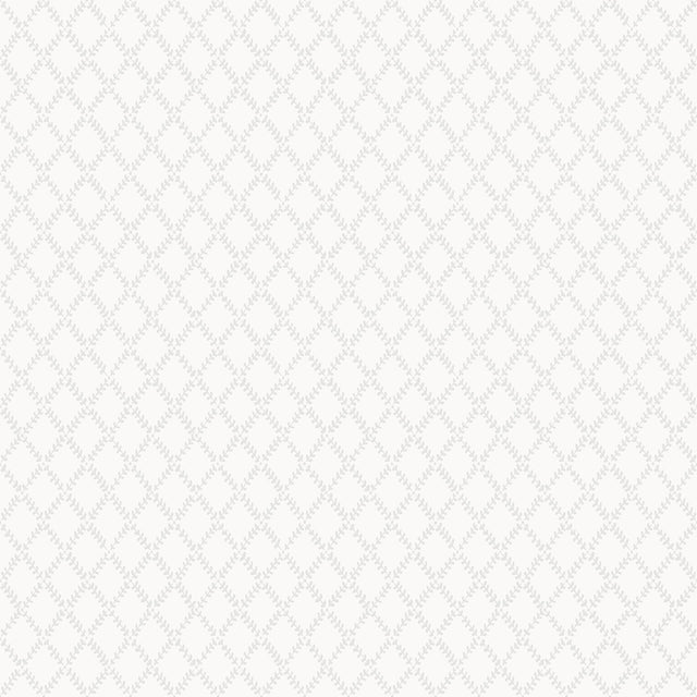 Trevor White Leaf Trellis Wallpaper with Botanical Trellis & Lattice Pattern  A-Street Prints 4143-34001