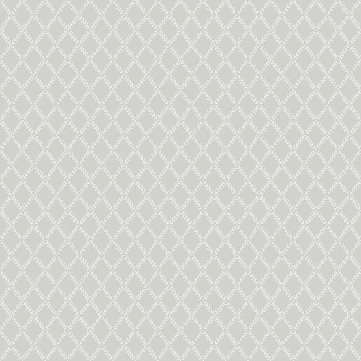 Trevor Grey Leaf Trellis Wallpaper by A-Street Prints - MD34005