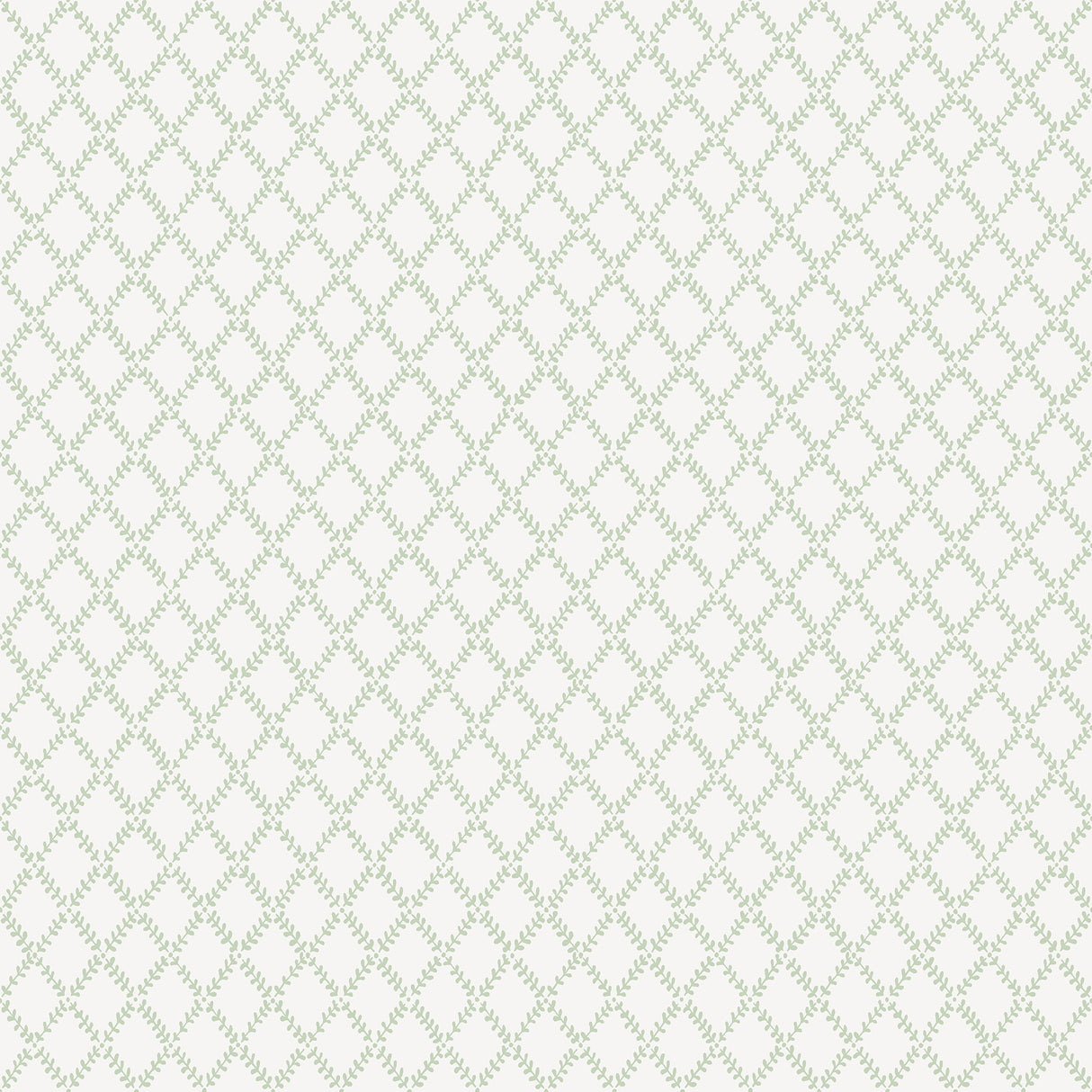 Trevor Sage Leaf Trellis Wallpaper in Sage Green by A-Street Prints - MD34036