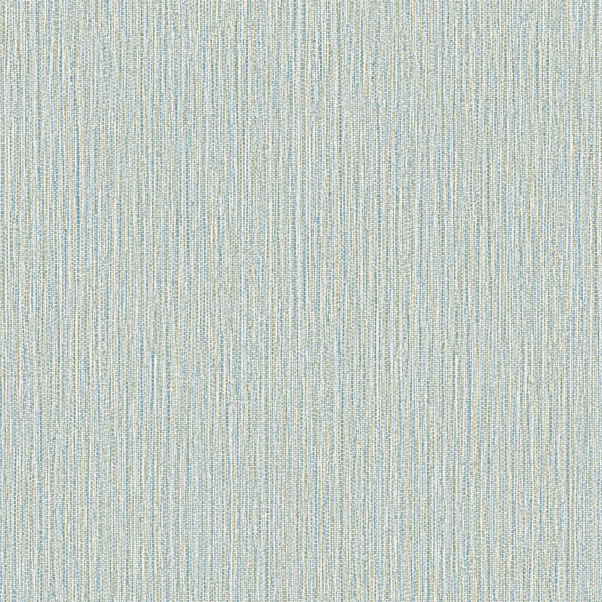 Bowman Light Blue Faux Linen Wallpaper with Metallic Textured Fabric Look - Advantage 4144-9153