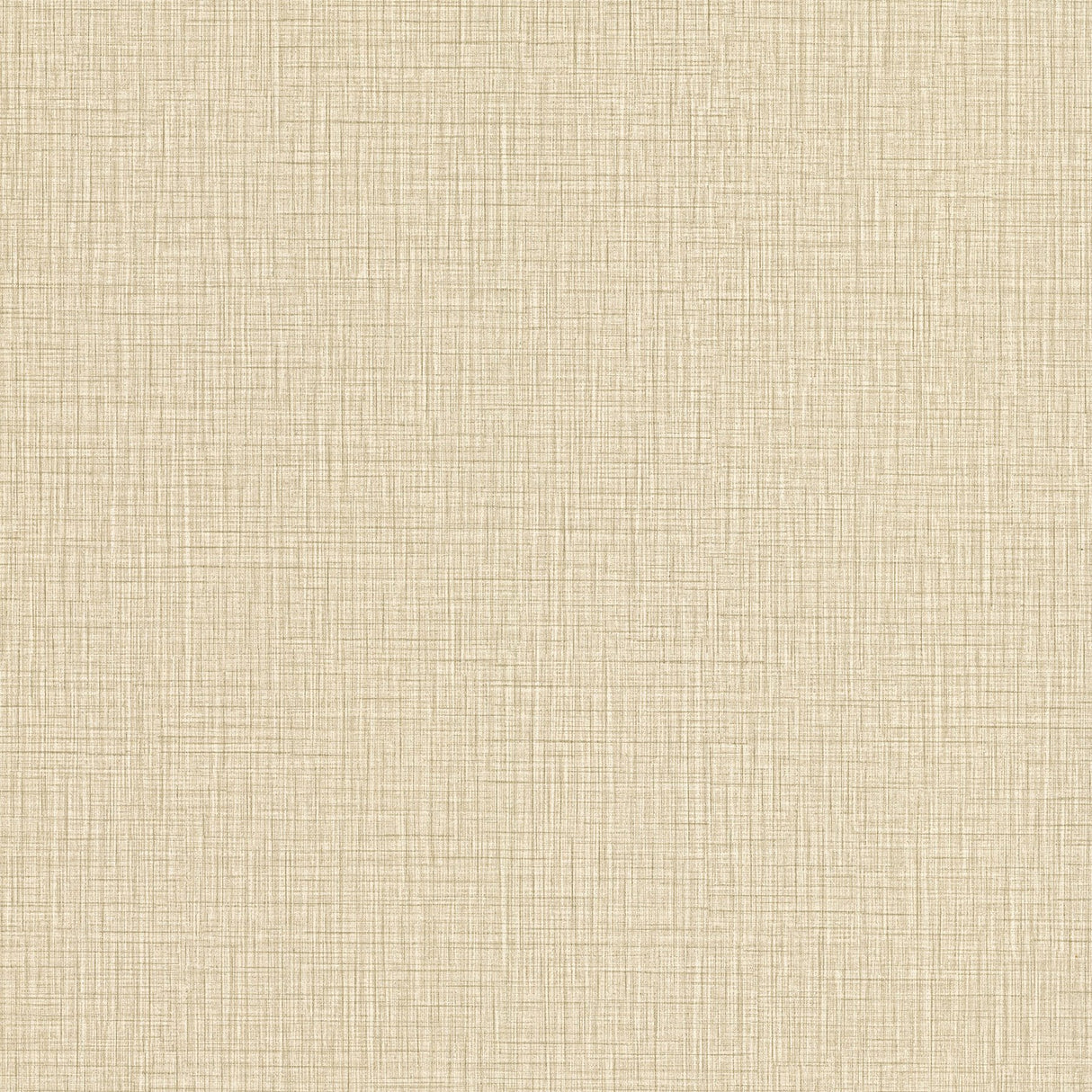 Eagen Neutral Linen Weave Wallpaper with Metallic Textured Fabric Pattern - Brewster 4144-9173