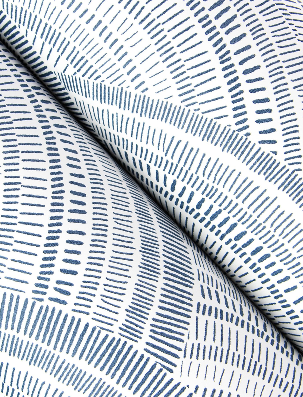 Encircle Indigo Geometric Wallpaper with Bohemian Graphics Pattern - A-Street Prints 4146-27200