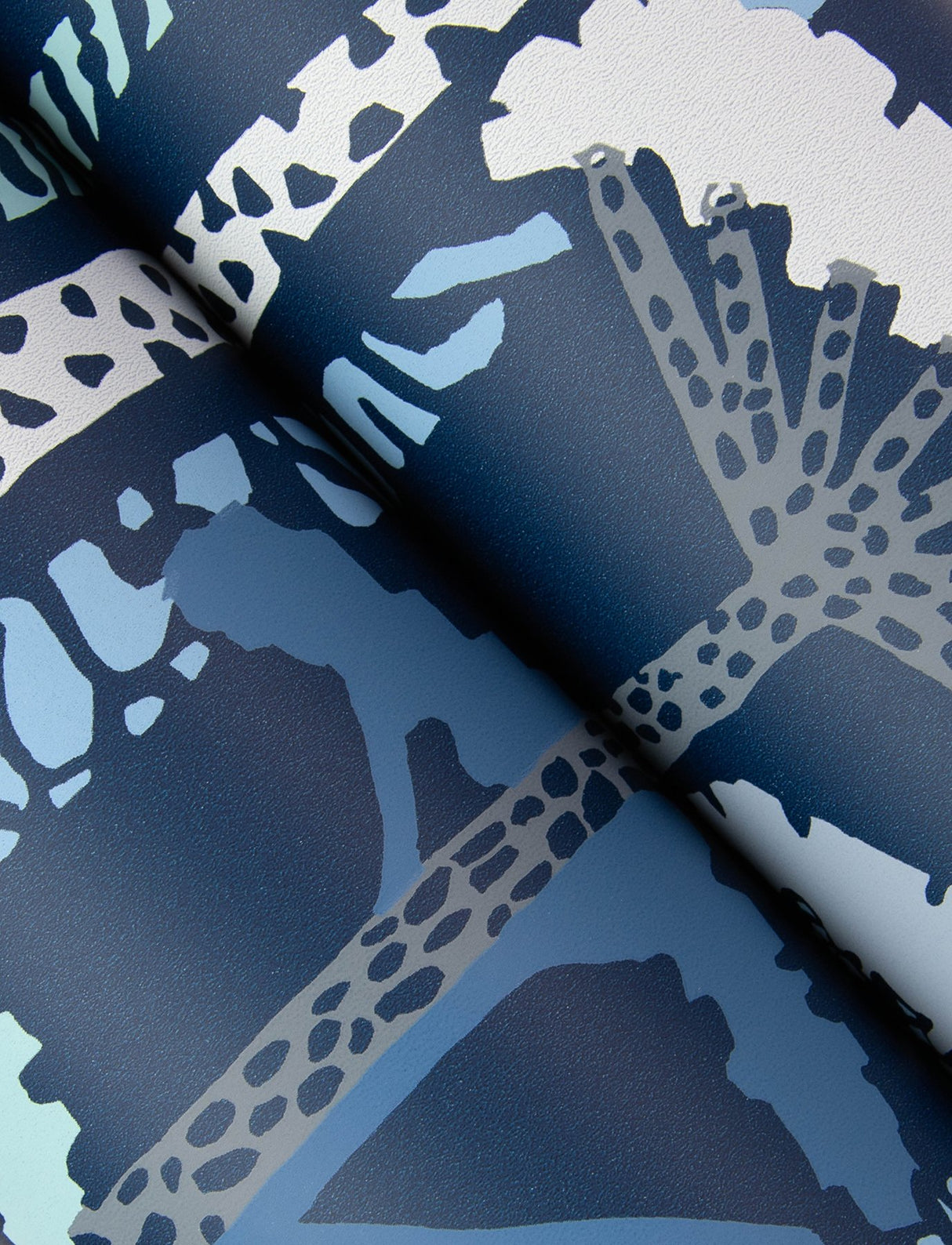 Unify Indigo Forest Wallpaper with Botanical Trees Motif, Bohemian Style - Brewster 4146-27208