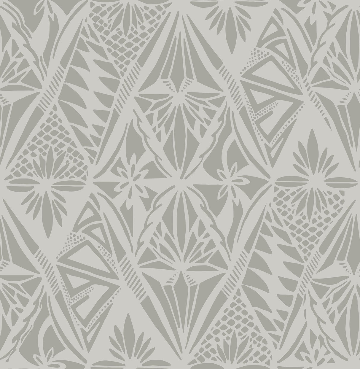 Urbane Grey Diamonds Wallpaper with Geometric Bohemian Motif - A-Street Prints 4146-27210